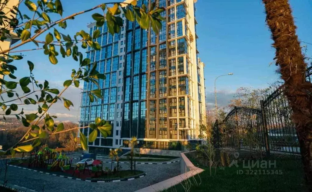 1-к кв. Краснодарский край, Сочи Бытха мкр, ул. Ясногорская, 16/6к4 ... - Фото 2