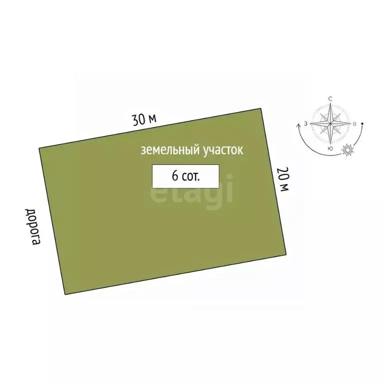 Участок в Крым, Феодосия Колос СПК, ул. Камышовая (6.0 сот.) - Фото 1