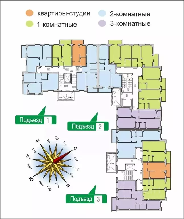 1-к кв. Псковская область, Псков ул. Юности, 32 (37.3 м) - Фото 2