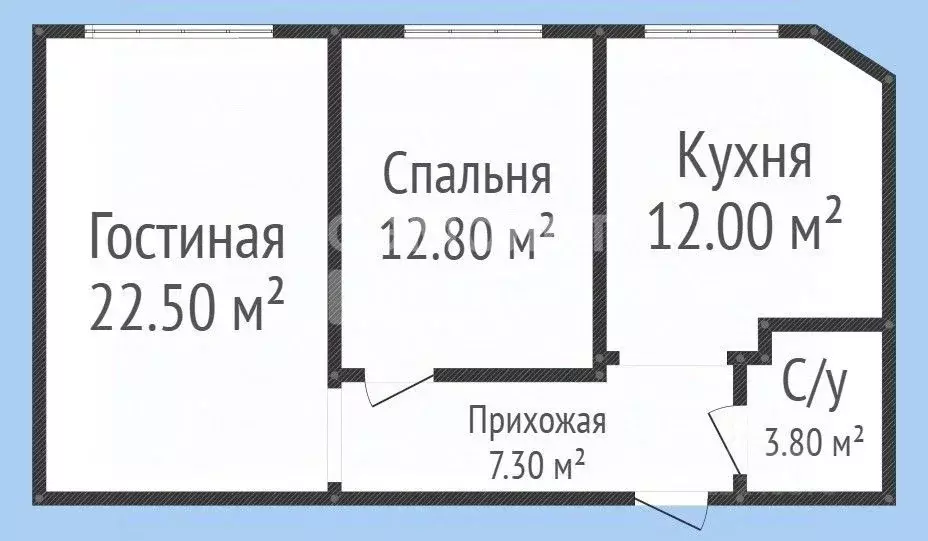2-к кв. Дагестан, Махачкала Научный Городок мкр, ул. Абдуразака ... - Фото 2