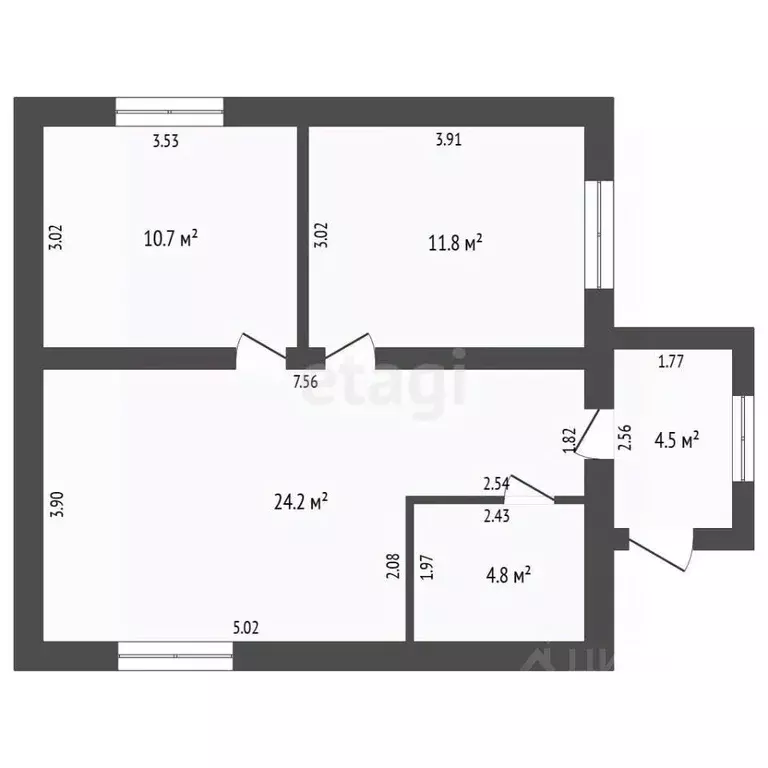 Дом в Тюменская область, Тюмень Царево СНТ,  (59 м) - Фото 2