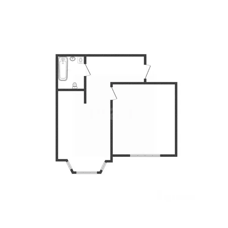 1-к кв. Курская область, Курчатов Молодежная ул., 26 (54.3 м) - Фото 2