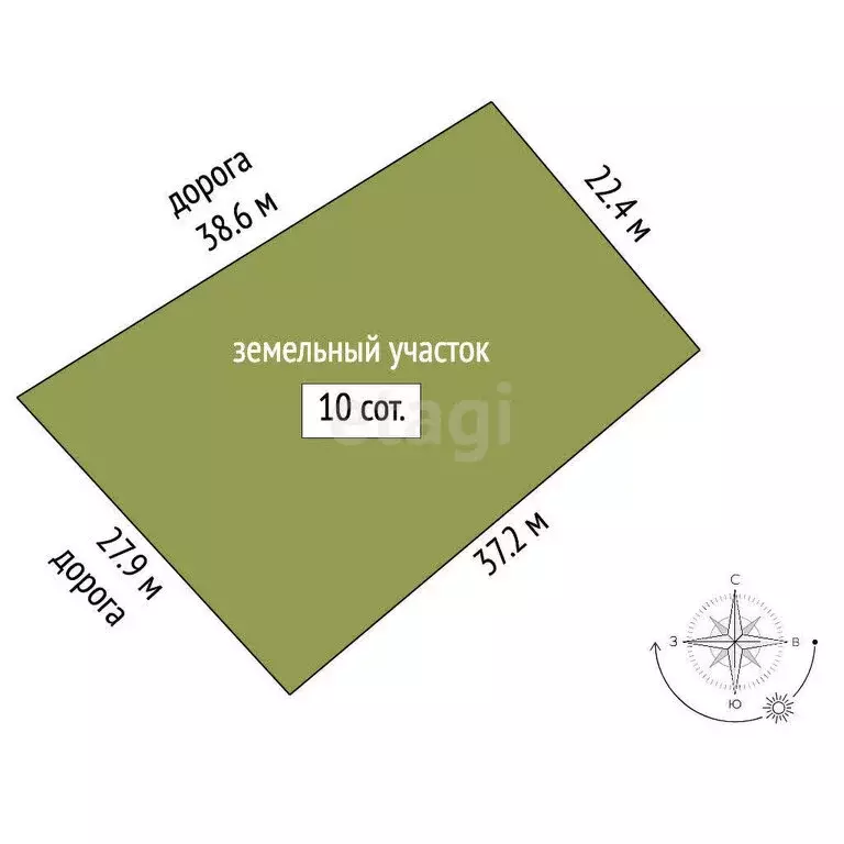 Участок в село Урожайное, улица 8 Марта (10 м) - Фото 0