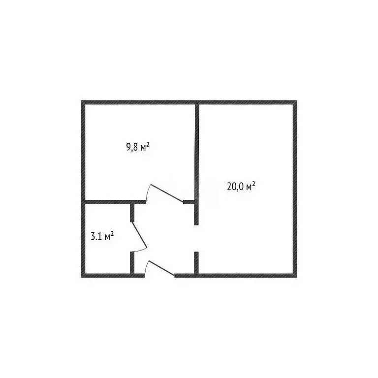 1-комнатная квартира: Берёзовый, Новосельская улица, 18 (32.9 м) - Фото 0