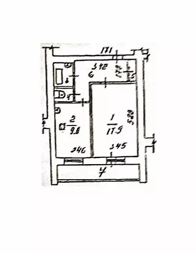 1-комнатная квартира: Электросталь, Юбилейная улица, 5А (42 м) - Фото 1