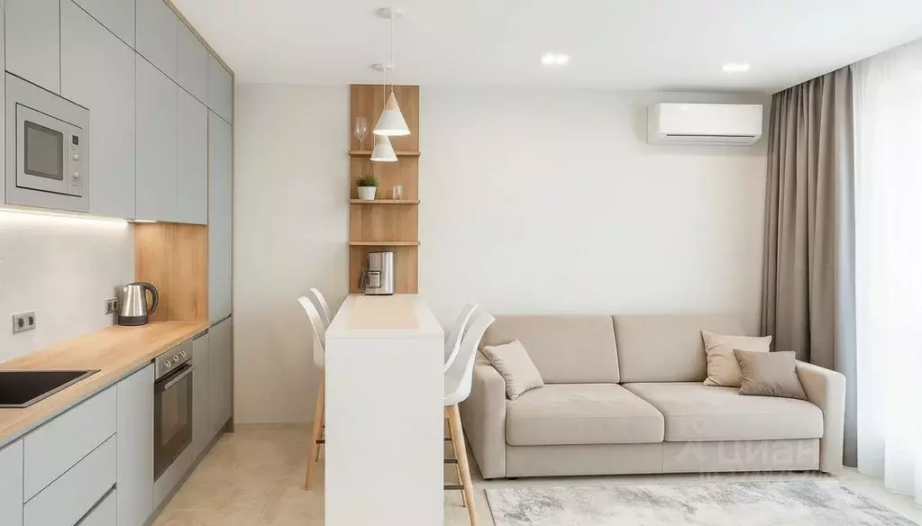 1-к кв. Крым, Ялта муниципальный округ, Восход пгт ул. Авроры, 77 ... - Фото 1