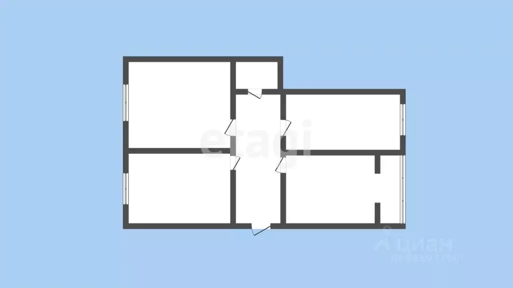 3-к кв. Карачаево-Черкесия, Черкесск Международная ул., 170 (106.3 м) - Фото 1