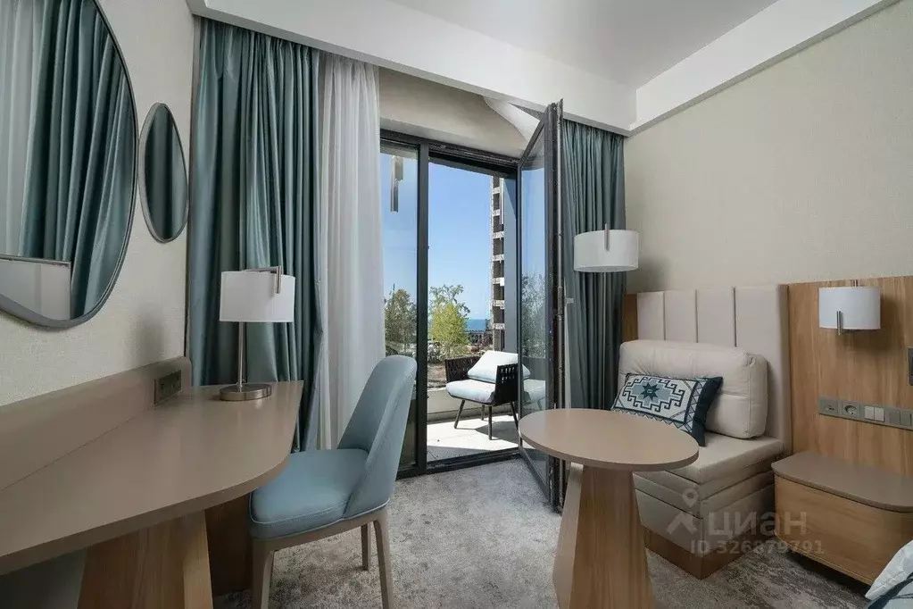 1-к кв. Краснодарский край, Сочи Мамайка мкр, ул. Крымская, 44с3 (50.0 ... - Фото 2