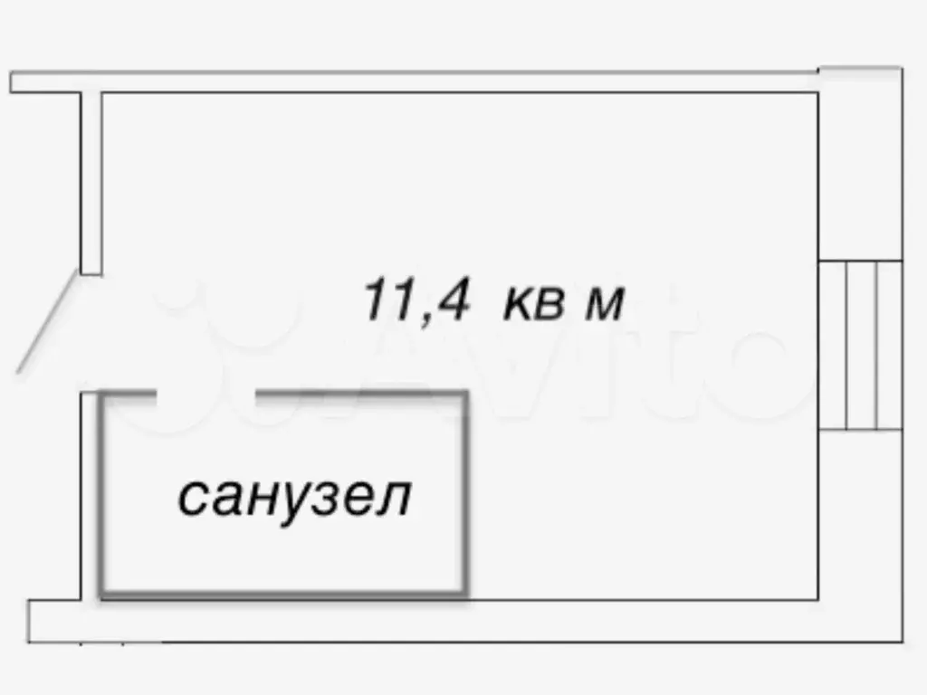 Квартира-студия, 11,4 м, 1/8 эт. - Фото 0
