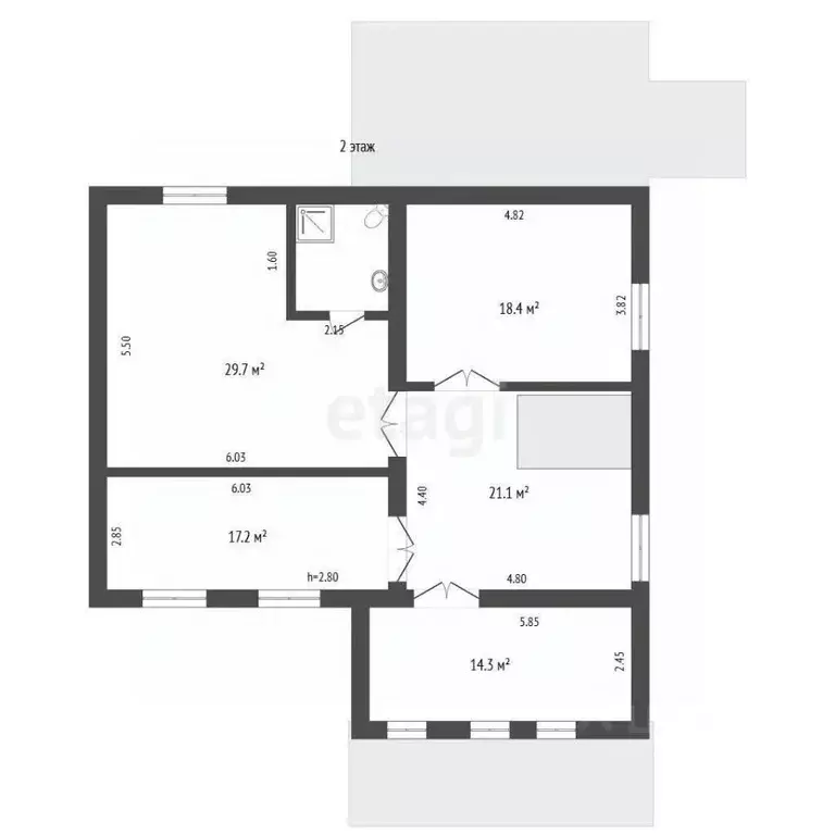 Дом в Саратовская область, Балашов Северный проезд, 1 (220 м) - Фото 2