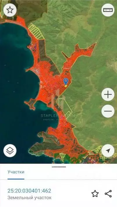 Участок в Приморский край, Хасанский муниципальный округ, с. Андреевка ... - Фото 1