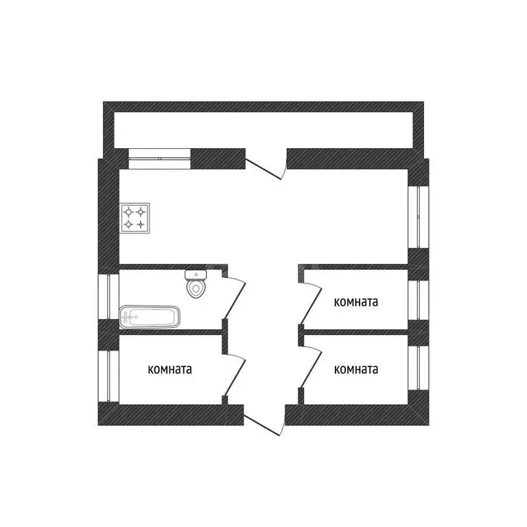 Дом в Колчановское сельское поселение, деревня Коскеницы, Речная улица ... - Фото 1