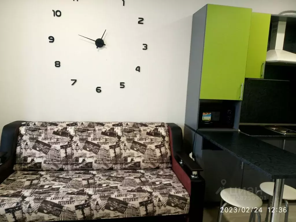 Студия Ленинградская область, Мурино Всеволожский район, бул. ... - Фото 2