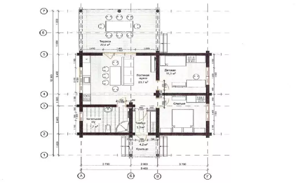 Дом в село Большие Харлуши, Медовая улица (72 м) - Фото 2