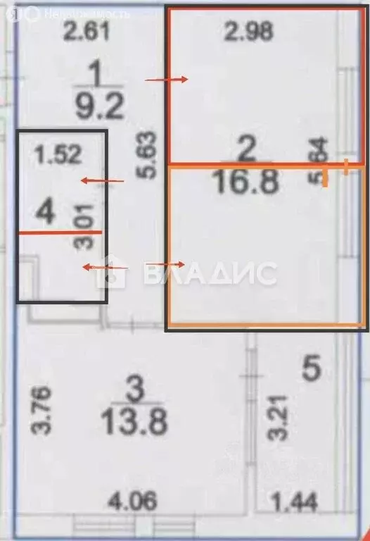 1-комнатная квартира: Ивантеевка, Заводская улица, 9А (48.3 м) - Фото 1