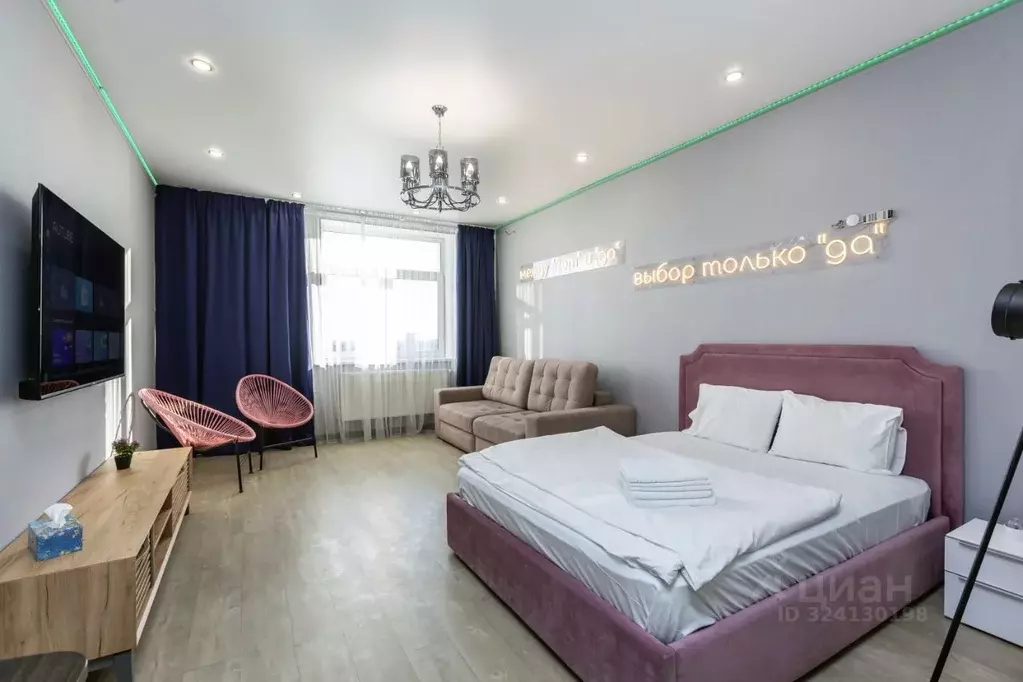 1-к кв. Тюменская область, Тюмень ул. Малыгина, 90 (57.0 м) - Фото 1