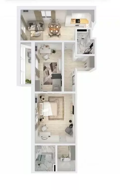 3-к кв. Карелия, Петрозаводск Перевалка-2 тер., Университетский ... - Фото 0