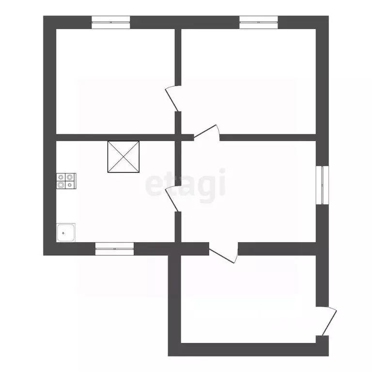 Дом в Свердловская область, Слободо-Туринский район, Усть-Ницинское ... - Фото 2