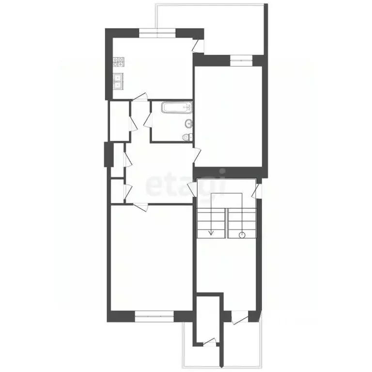 Дом в Крым, Сакский район, Суворовское с/пос, Чайка-С потребительский ... - Фото 2