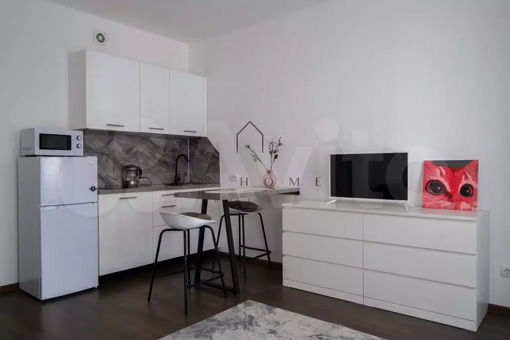 Апартаменты-студия, 23,7 м, 4/12 эт. - Фото 1