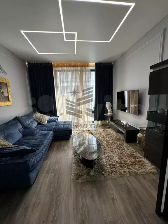 2-к. квартира, 55 м, 5/15 эт. - Фото 1
