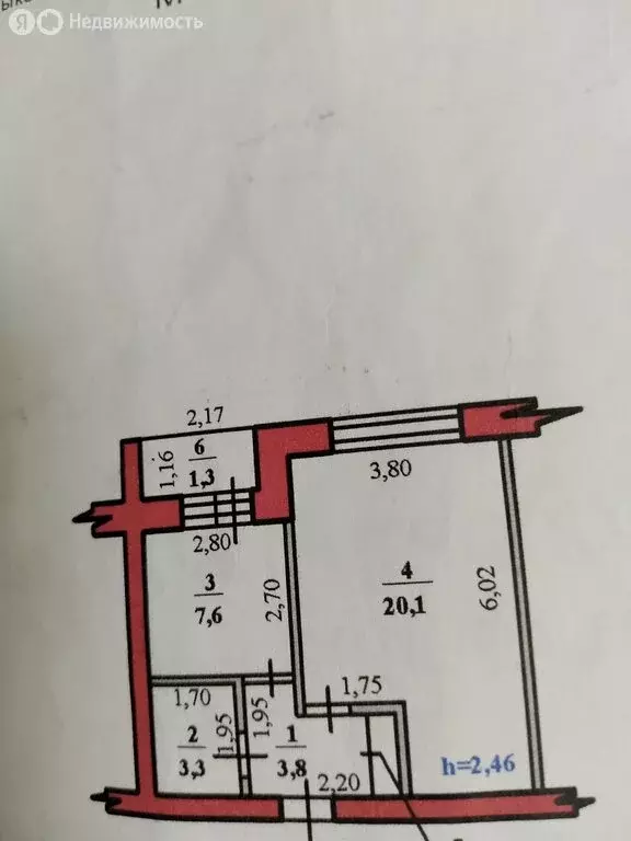 1-комнатная квартира: Стерлитамак, улица Свердлова, 69 (35.6 м) - Фото 2
