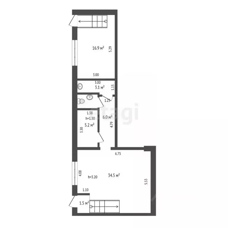 Офис в Краснодарский край, Новороссийск ул. Лейтенанта Шмидта, 5А (69 ... - Фото 2