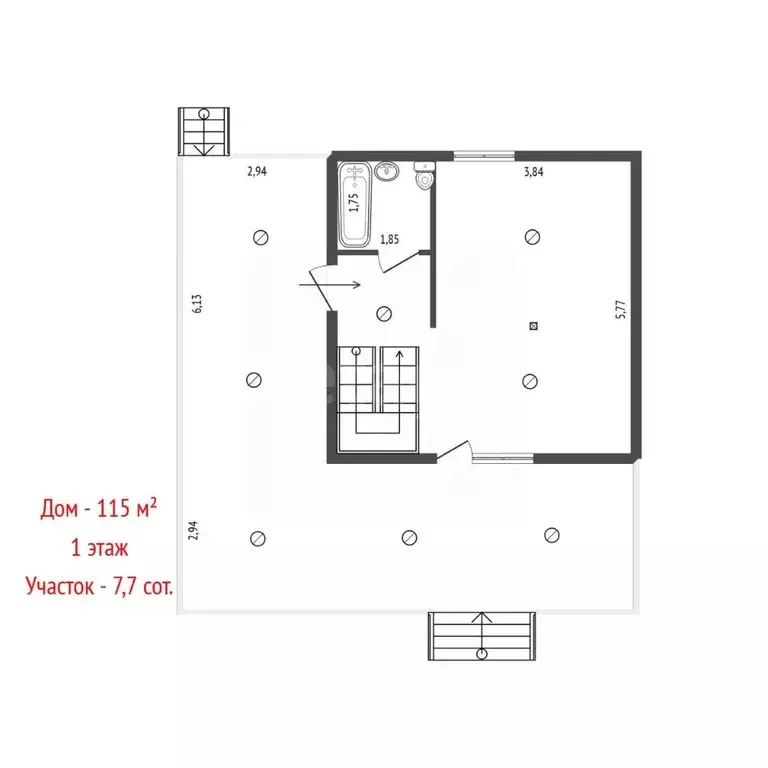 Дом в Свердловская область, Белоярский муниципальный округ, ГусиКлаб ... - Фото 2