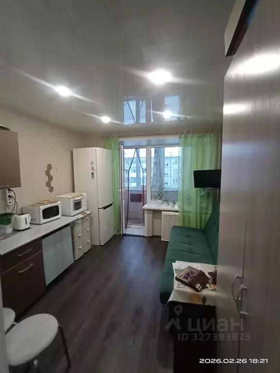 Студия Пермский край, Пермь Сергинская ул., 7 (13.5 м) - Фото 1