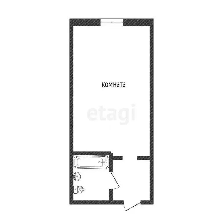 1-комнатная квартира: Кемерово, проспект Ленина, 135А (23 м) - Фото 1