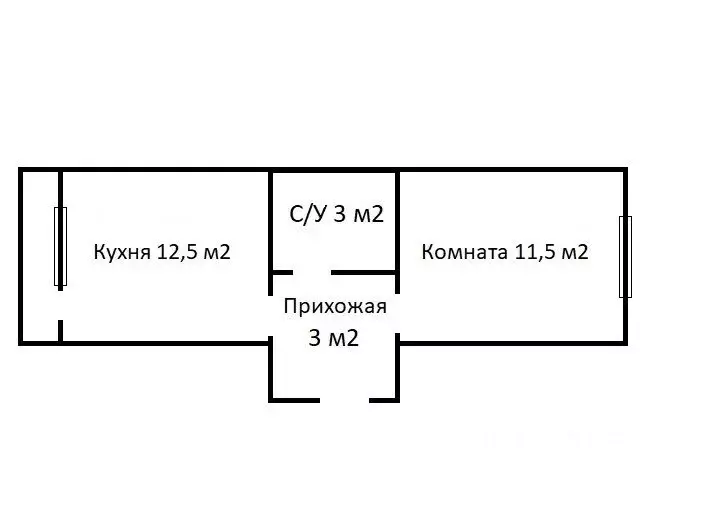 1-к кв. Санкт-Петербург дор. Муринская, 12к1 (30.0 м) - Фото 0