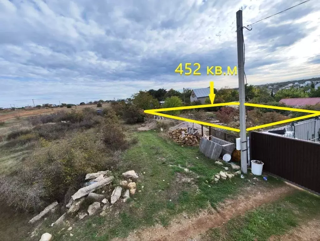 Участок в Севастополь Огонек СТ, 105 (4.5 сот.) - Фото 1