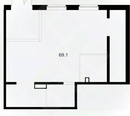 Помещение свободного назначения в Москва Люблинская ул., 72к3 (69 м) - Фото 1