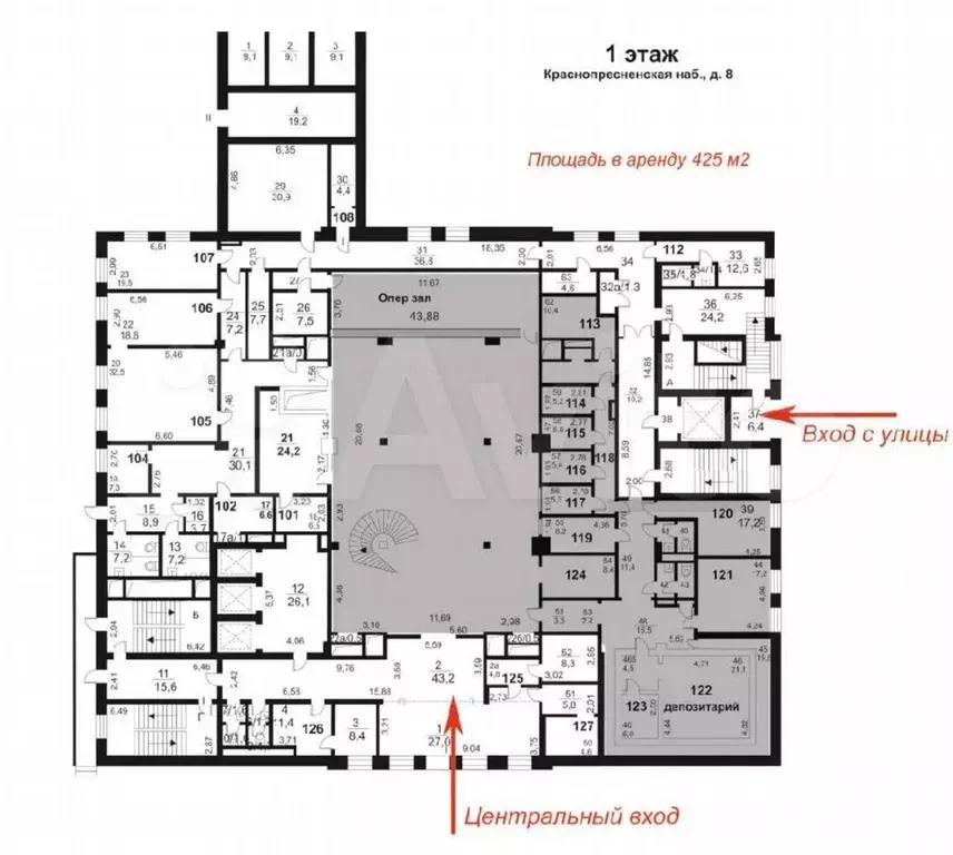 Аренда помещения свободного назначения 425 м2 - Фото 0