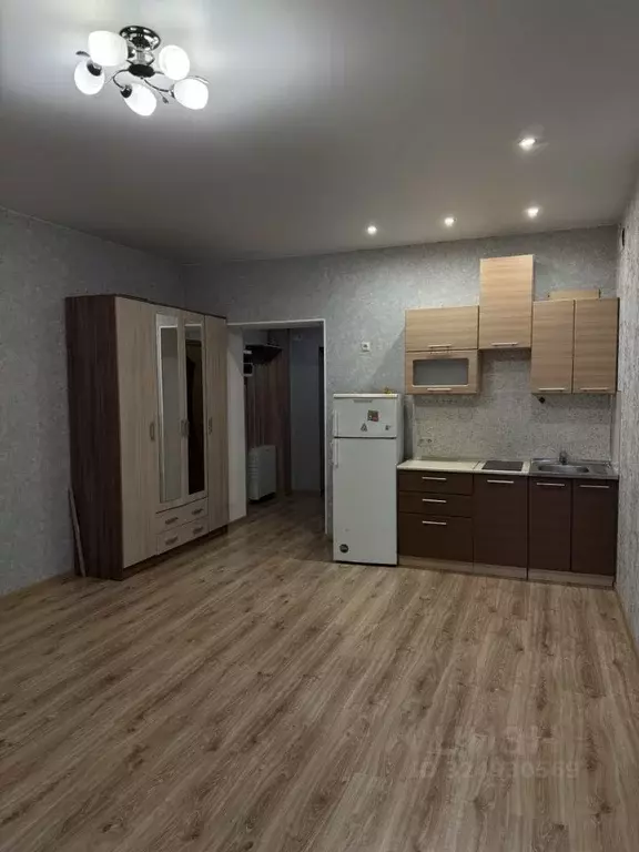 Студия Омская область, Омск ул. Перелета, 33 (30.5 м) - Фото 1