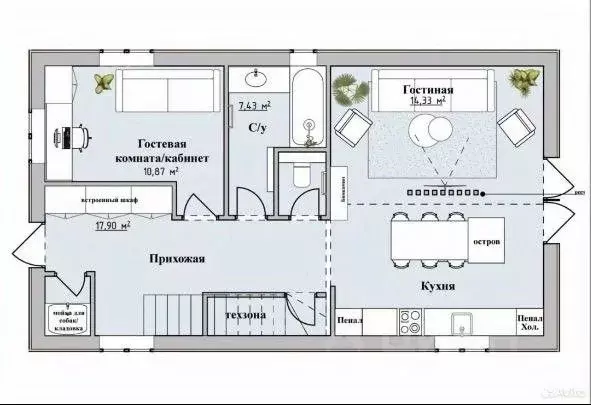 Коттедж в Калининградская область, Зеленоградский муниципальный округ, ... - Фото 2