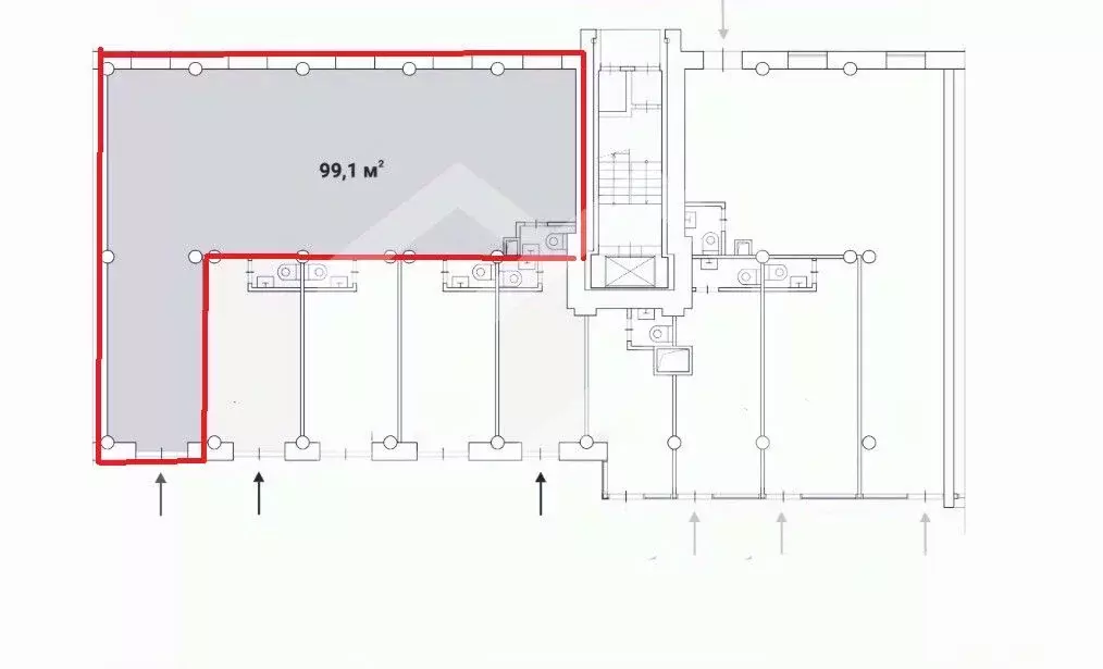 Помещение свободного назначения в Москва Планерная ул., 12К1 (99 м) - Фото 2