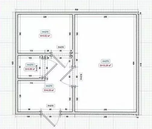 1-к кв. Ингушетия, Магас ул. Эльберта Нальгиева (44.1 м) - Фото 1