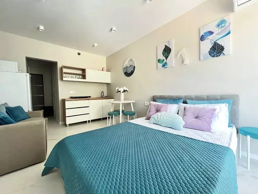 Студия Краснодарский край, Сочи ул. Искры, 88к3 (29.0 м) - Фото 0