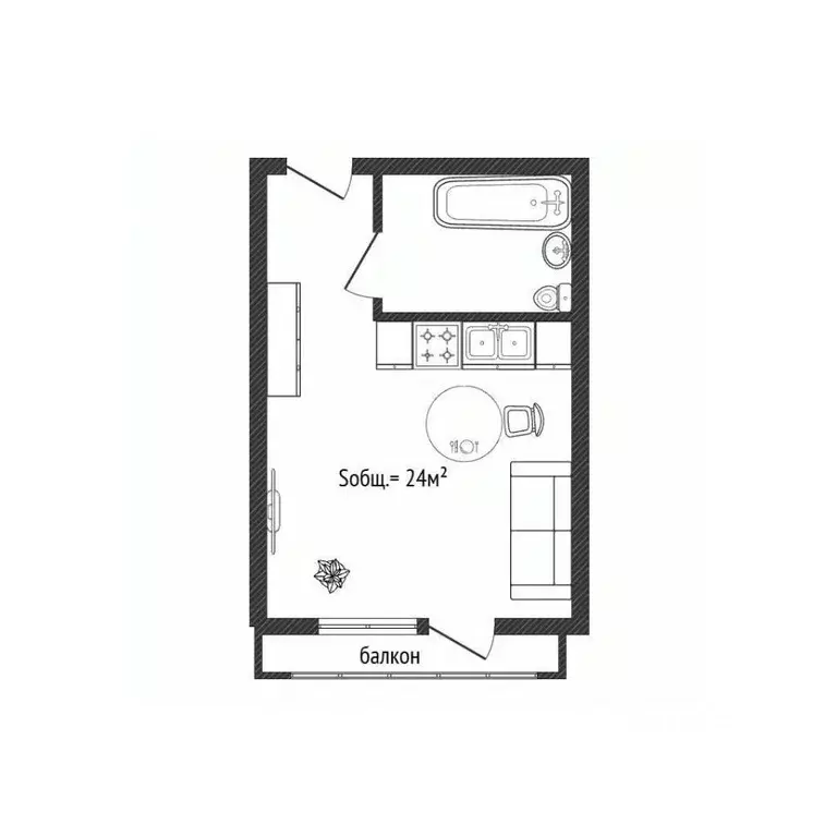 Студия Новосибирская область, Новосибирский район, Каменский ... - Фото 2