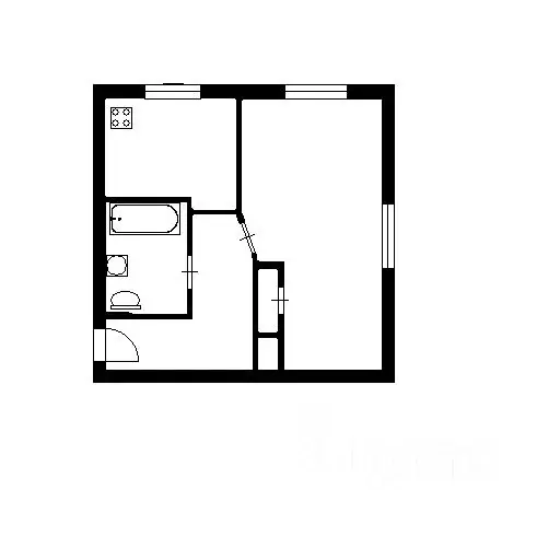 1-к кв. Тверская область, Кимры ул. Кольцова, 29 (30.9 м) - Фото 1