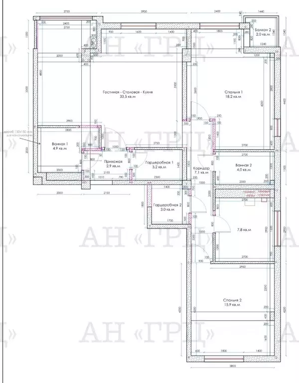 4-к кв. Краснодарский край, Сочи ул. Гастелло, 28к1 (102.0 м) - Фото 0
