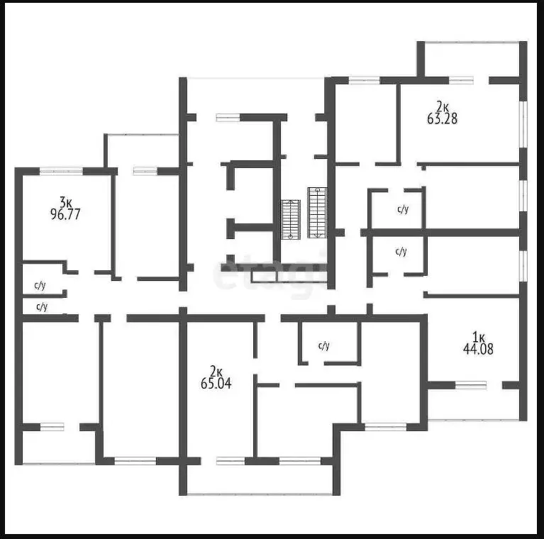 1-к кв. Владимирская область, Владимир ул. Родионовка (44.36 м) - Фото 2