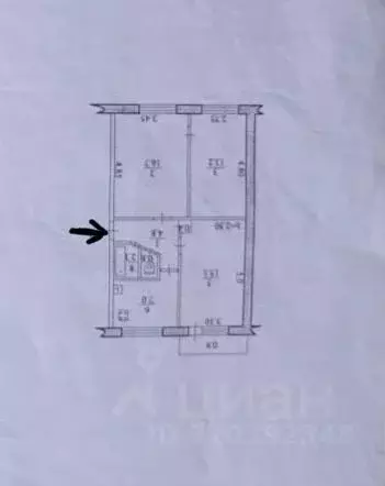 3-к кв. Еврейская автономная область, Биробиджан Набережная ул., 21 ... - Фото 0