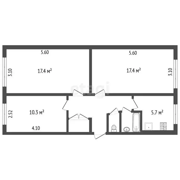 3-комнатная квартира: Петропавловск-Камчатский, улица В.В. ... - Фото 1