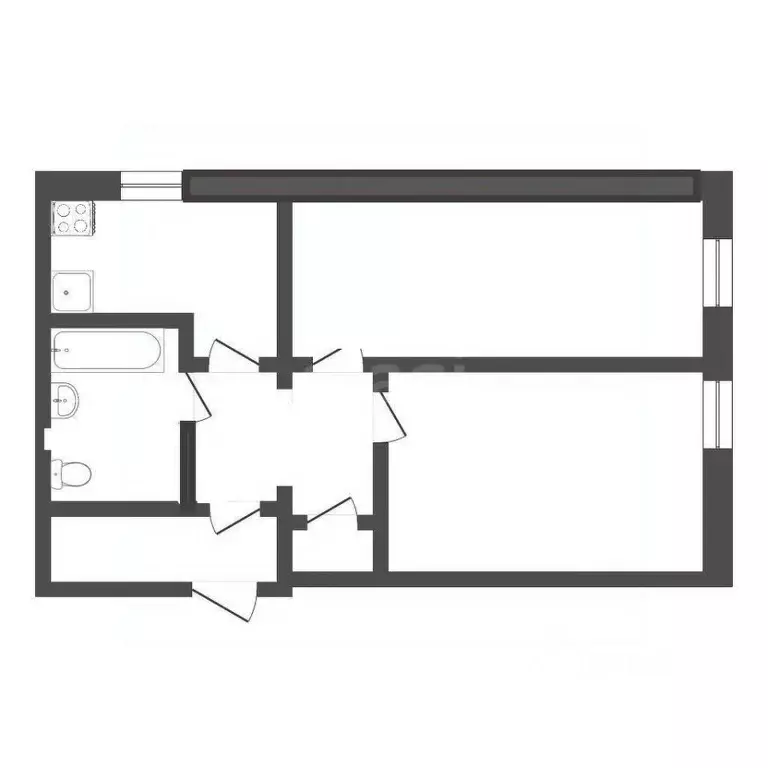 2-к кв. Вологодская область, Вологда ул. Засодимского, 4А (43.0 м) - Фото 1