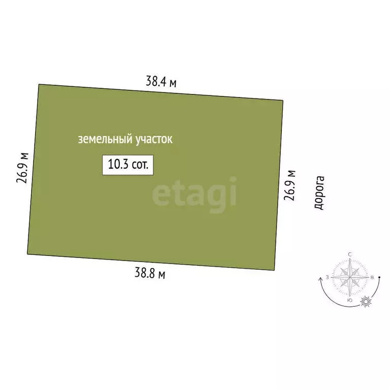 Участок в Тюмень, садовое товарищество Поле Чудес, Зелёная улица ... - Фото 1