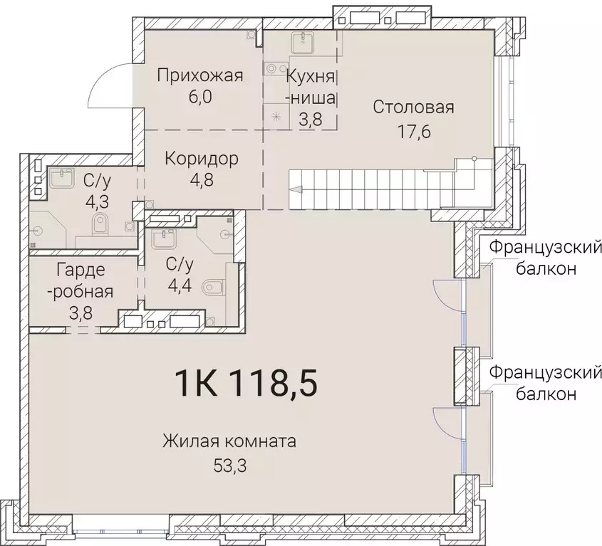 1-к кв. Новосибирская область, Новосибирск Овражная ул., 2А (118.5 м) - Фото 0