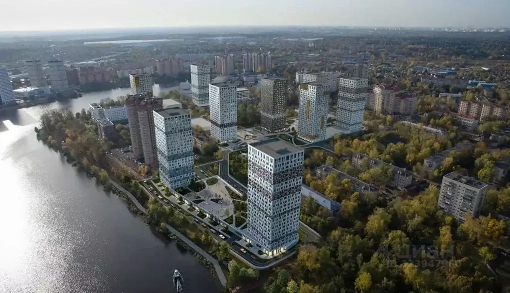 1-к кв. Московская область, Пушкино Фабрикант жилой комплекс, 1 (39.6 ... - Фото 2