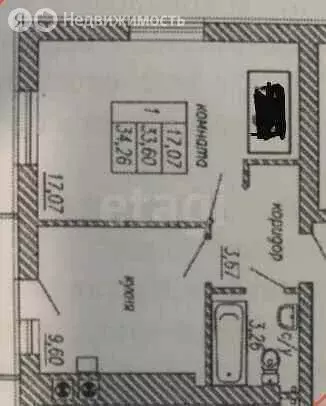 1-комнатная квартира: Светлогорск, Яблоневая улица, 20 (34 м) - Фото 1
